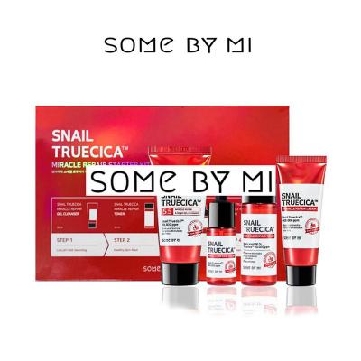 Bộ sản phẩm hỗ trợ phục hồi da chiết xuất ốc sên Some By Mi 4 món